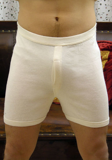 Picture of Angora Men Boxer Shorts with opening, Orchidea 40%