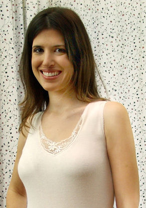 Picture of 50% Angora Women Sleeveless with Lace