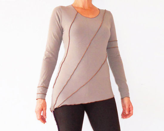 Picture of Women long sleeve silk bamboo