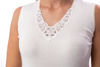 Picture of Angora Women Undershirt sleeveless+ lace, Orchidea 40%