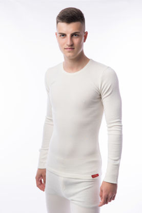 Picture of Angora men long sleeve undershirt, Lotus 50%